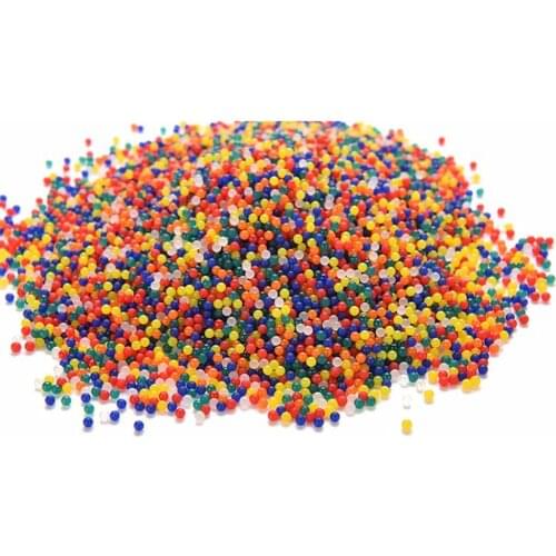 100g Multicolor Pearl Shaped Hydrogel Crystal Soil Water Beads Gel Mud Grow Jelly Balls For Flower/Wedding/ Home Decoration