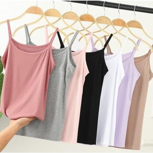 Women 2021 Spring Autumn Thin Bottoming Vest Tops Female Plus Size Sleeveless Tops Ladies Solid Color Sexy Slim Vest Tops D912