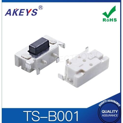 50PCS TS-B001 3*6*3.5 High temperature touch switch SMD/SMT 2 pin with bracket and column