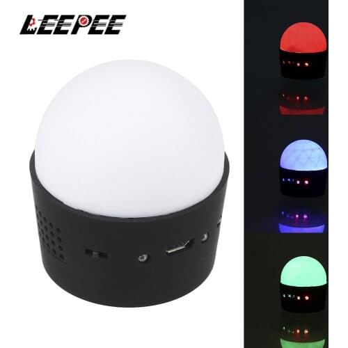 Car Interior Atmosphere Lamp DJ Party Lights USB Car Ambient Light RGB LED Stage Lights Sound Activated Rotating Disco Ball