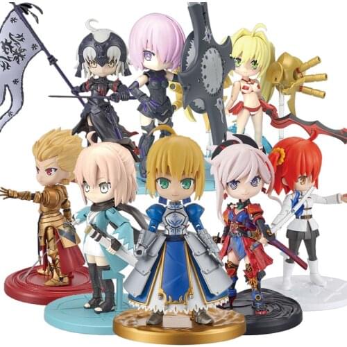 Bandai Fate/Grand Order FGO Nero Jeanne of Arc Shield Lady Matthew Miyamoto Musashi Fujimaru Tatsuka Okita Soji Assembly Model