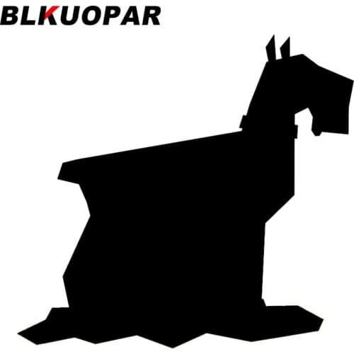 BLKUOPAR for Giant Schnauzer Black Dog Vector Image Car Stickers Decals Car Trunk Occlusion Scratch Skateboard Waterproof Goods