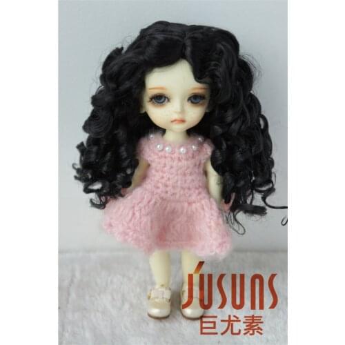 JD073 1/8 1/6 Long Curly Classic BJD Wigs For Size 5-6inch 6-7inch Doll Fashion Synthetic Mohair Hair Doll Accessories