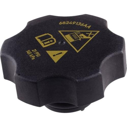 68249136AA Car Black Engine Radiator Coolant Recovery Bottle Reservoir Cap Fit For Chrysler Jeep Dodge Ram