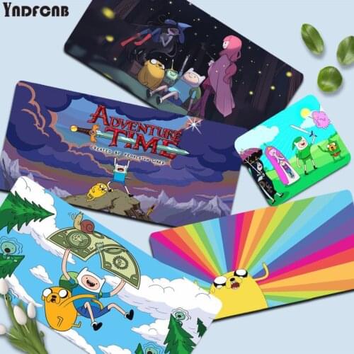 YNDFCNB Adventure time Fashion Rubber Mouse Durable Desktop Mousepad Size for Deak Mat for overwatch/cs go/world of warcraft