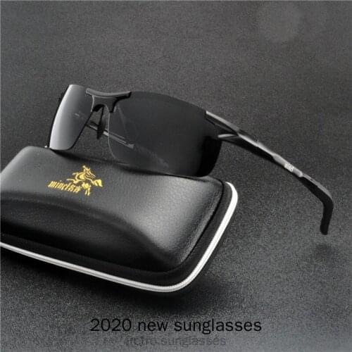 New Men Polarized Sunglasses Aluminum Magnesium Male Driving Sun Glasses UV400 Polarised Goggle Fashion Men Eyewear NX