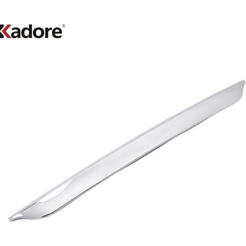 Rear Trunk Lid Cover Trim For Jeep Cherokee 2014 2015 2016 ABS Chrome Back Bumper Decorative Protector Trims Sticker Car Styling