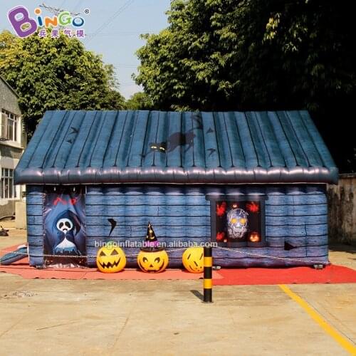 Personalized 4x6x3.4 meters inflatable haunted house maze / inflatable haunted maze toys