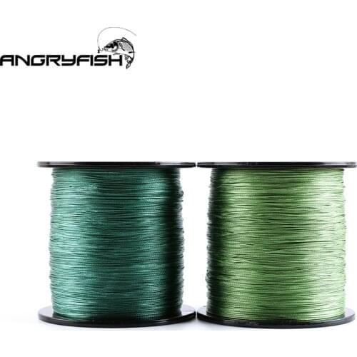 Angryfish 500 Meters 8X Braided Fishing Line 8 Colors Super Strong PE Line Strong endurance