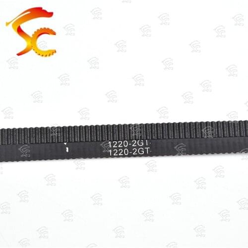 10pcs 2GT-1220-6mm belt closed loop rubber 2GT-1220-6/10/12/15 timing belt Teeth610 Length 1220mm width 6mm for 3D printer