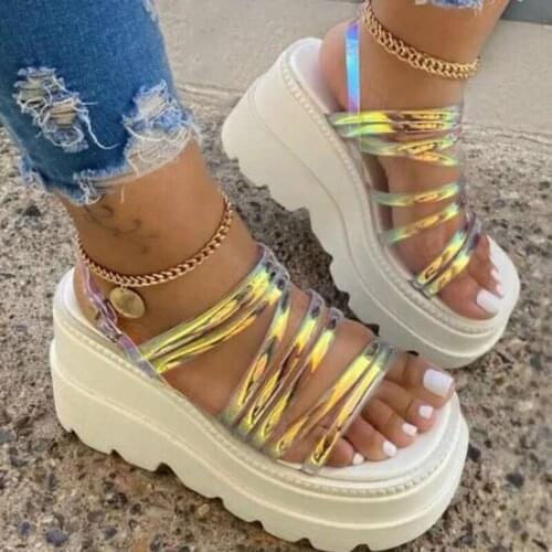Sandals women platform shoes summer 2021new fashion wedges chaussures casual designer chaussure femme zapatos mujer Increase
