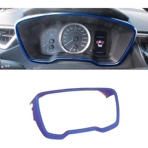Blue Car Interior Dashboard Instrument Cover Trim Frame Fit For Toyota Corolla 2019 2020