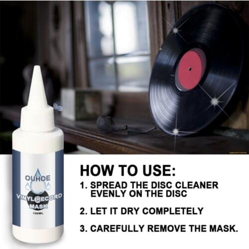 Vinyl Record Cleaner Pure Vinyl Cleaning Solution Spray Rust Remover Liquid Household Cleaning Tools Detergent 30/100ml
