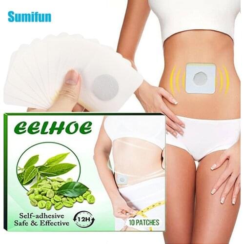 10Pcs/box Slimming Slim Patch Fat Burning Slimming Products Body Belly Waist Losing Weight Cellulite Fat Burner Sticke