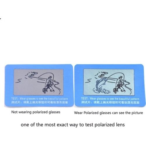 10 pieces/Lot TAC Polarized Lens Test Card for Testing Polarizing Sunglasses Polaroid Test Card Eyewear Sun Glasses accessories