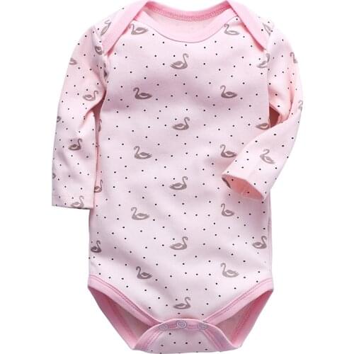 Newborn bodysuit baby girls clothing long sleeve 100% cotton 3 6 9 12 18 24 months infant boys clothes