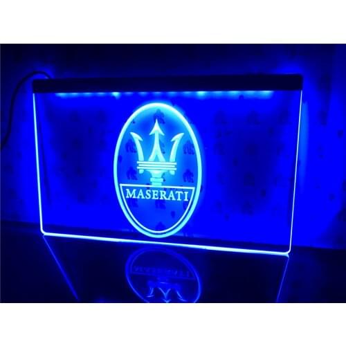 D139- Maserati Car Repair Services Display led Light Sign