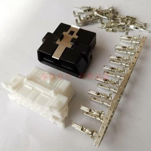 For Ford focus Mondeo KUGA OBD Plug C251 Connector Terminal 2X8 16PIN Original cable wire line