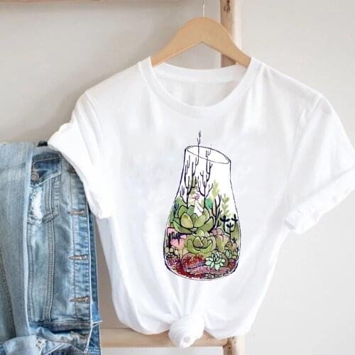 Print Tee Top Tshirt Female Graphic T-shirt Women Watermelon Fruit Summer Spring Short Sleeve 90s Cartoon Fashion Clothes