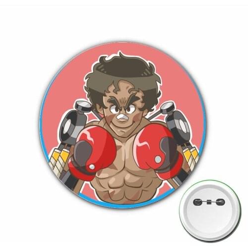 Game MEGALOBOX Cosplay Badge Cartoon Brooch Pins for bags Badges Backpacks Button Clothes Accessories
