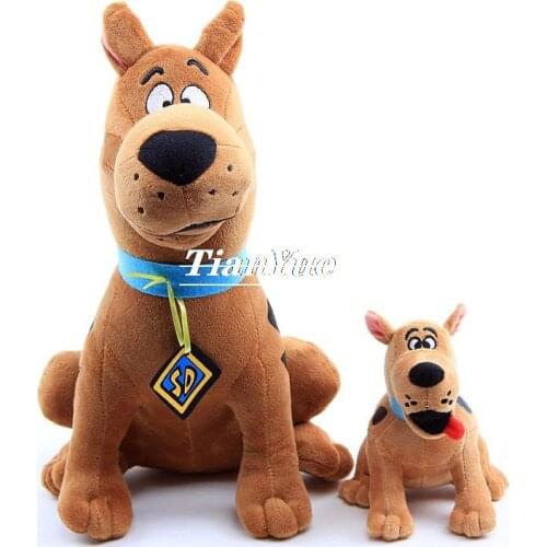 Brown Great Dane dog Doll Kawaii Cute Plush Dog Toys for Children birthday Present