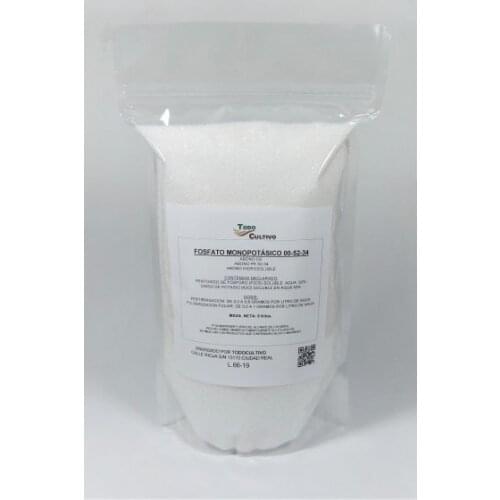 Monopotastic phosphate 00-52-34 (MKP) 5 Kilos. Crystalline hydrosoluble