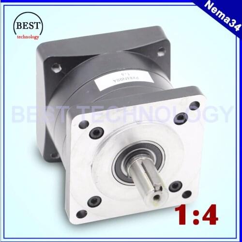 Nema34 Motor Planetary Reduction Ratio 1:4 planet gearbox 86mm motor speed reducer, High Torque high quality