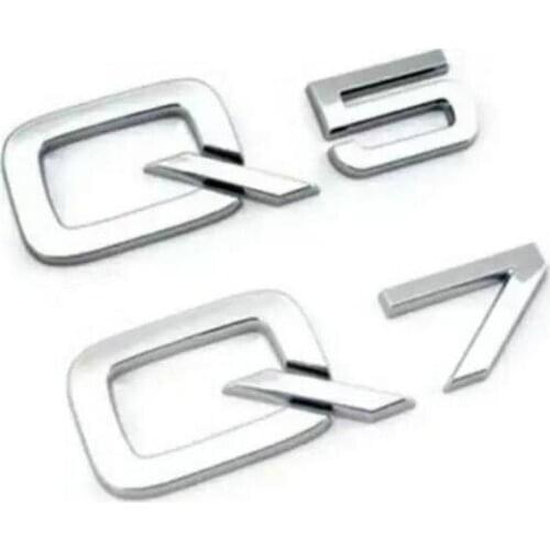 STYO For Audi A3 A4 A5 A6 A7 A8 Q2 Q3 Q5 Q7 3.2 3.0T 2.0T 4.2 2.4 3.6 Rear Trunk Emblem Logo Badge Sticker