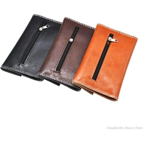 Tobacco Bag PU Leather Portable Cigarette Rolling Pipe Pouch Travel Storage Bags Wallet Paper Holder Smoking S03 21