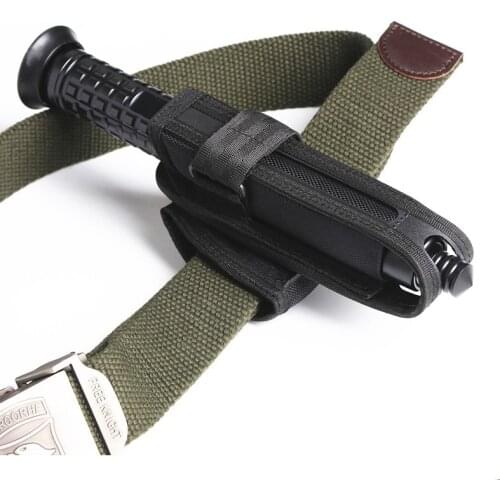 360 Degrees Rotation Baton Holder Case Gas Baton Case Expandable For Outdoor Police Telescopic Self Defense Stick