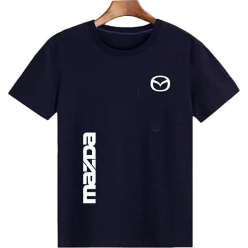 Unisex Mazda custom Cotton T-Shirt Men Summer Print solid Leisure Tops For Men Fashion Casual Male Clothing Sweatshirts for men