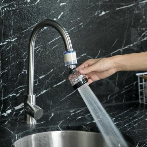 Dechlorination Rotatable Spray Head Tap Durable Faucet Filter Nozzle KitchenTap Nozzle Torneiras Tap Filter Faucet