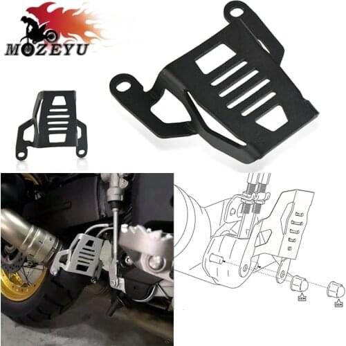 For Suzuki DL1000 VSTROM 1000 V-Strom xt Exhaust Flap Cover Guard Protector 2014 2015-2019 2020