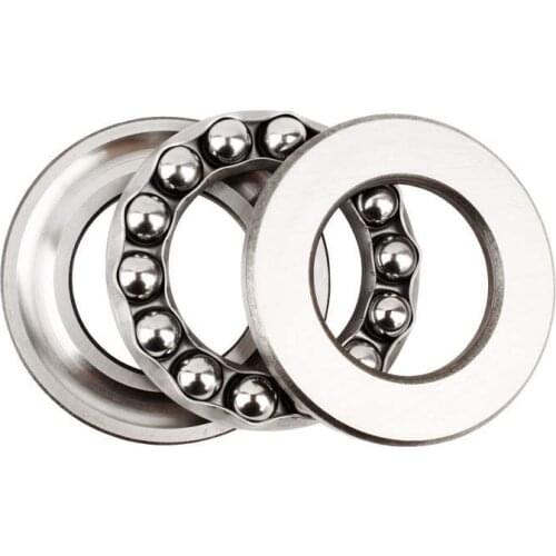 1PCS 51200 51201 51202 51203 51204 51205 51206 51207 51208 51209 51210 3-in-1 Plane Axial Ball Thrust Bearing Ball Bearings