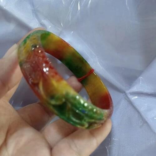100% Real Myanmar rare colour Bracelet Burmese jade bangles Hand Carved jade bangle jadeite bracelets jade jewelry