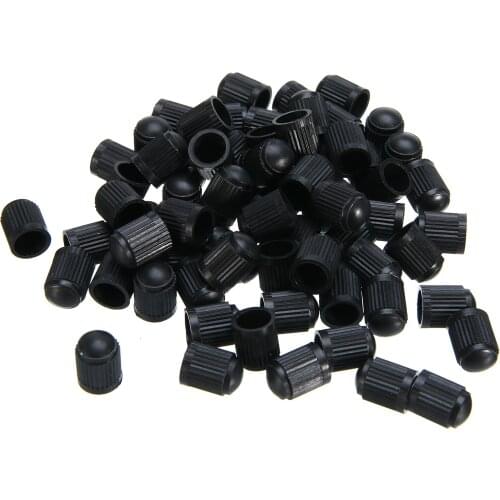 100pcs/set Plastic Car Bike Motorcycle Truck Wheel Tire Valve Stem Cap Dust Cover Dust Dustproof Caps
