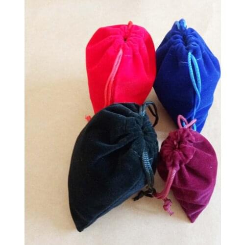 200pcs 7x9 10x12cm Velvet Bags Jewellery Pouches Gift Bags Wedding Drawstring Bag Woman Jewelry Display Gift Packaging Bag Diy