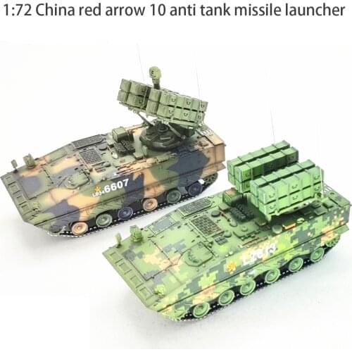 Boutique 1:72 China red arrow 10 anti tank missile launcher Model Static simulation model pendulum