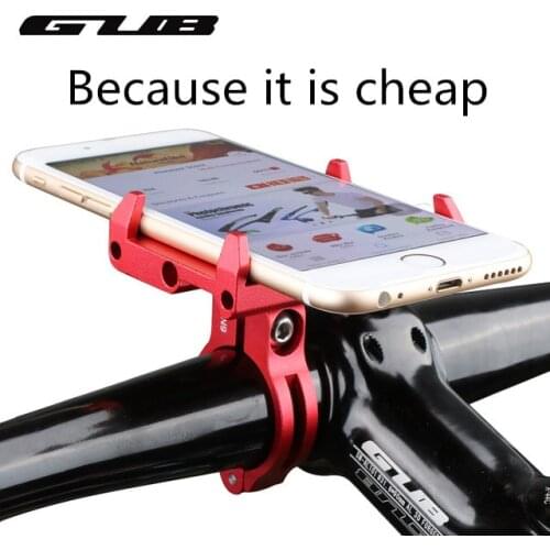 GUB G-85 Bicycle Handlebar Phone Holder Cycling Universal Phone GPS Support Motorcycle 3.5 to 6.2 Inches Smartphone Bracket G81