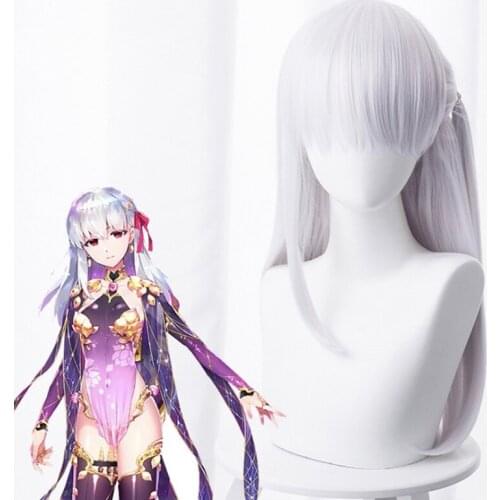 Game Fate Grand Order Cosplay Wigs Kama Cosplay Wig Heat Resistant Synthetic Wig Hair Halloween Party Women Cosplay Wig