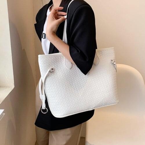 Leather Casual Tote Bag Vintage Women Bags Luxury Handbags for Women 2021 Designer Fashion Shoulder Bag Big Womens Bag Shopper