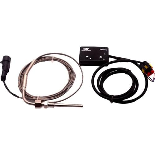 Exhaust Gas Temperature Gauge Kit 1/8" NPT, EGT. 2" Meter Cable. Red LED