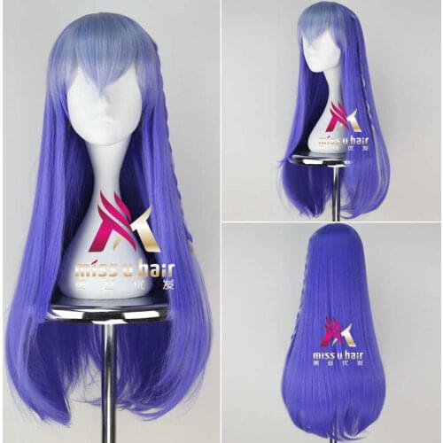 Happy Tree Friends Purple blue Short Hair Cosplay Wig Male Party High Temperature Fiber Synthetic for woman Hair Wigs +wig cap