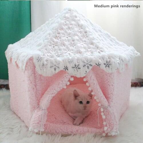 Portable Dog House Outdoor Dog Bed Kennels Fences Pet Tent Houses Foldable Indoor Puppy Cat Cage Dog Crate Cat Teepee