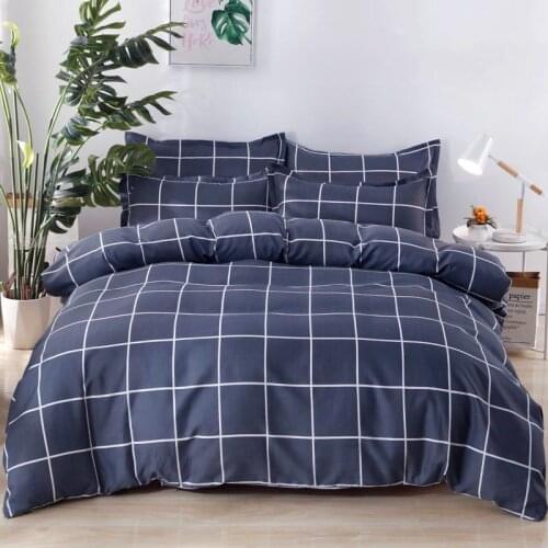 Black plaid Duvet Cover 200x230 Pillowcase 3Pcs,Bedding Set,150x200 Quilt Cover,Blanket Cover, Double Queen King Size