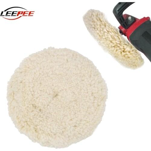 1pcs 6 Inch Car Polishing Pads Polisher Buffing Pad Detailing Buffer Maintenance Washing Dry Clean Tools Wool Auto Accessories