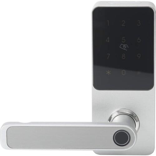 Bluetooth Enabled Fingerprint and Contact Sn Electronic Smart Door Lock for IOS and Android Keyless Entry Matching