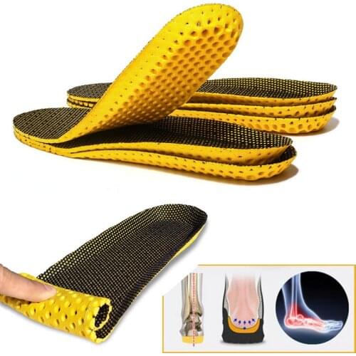 Shoe Insoles Arch Supports Plantar Fasciitis Feet Insoles Sports Orthotics Inserts Orthopedic Pad Insoles Comfort Breathable Pad