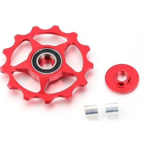 New 11T 13T MTB Bicycle Rear Derailleur Jockey Wheel Stainless Bearing Pulley AL7075 CNC Road Bike Guide Roller Idler 5mm