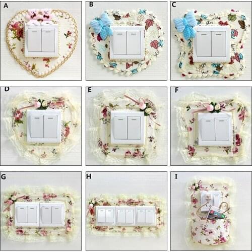 Switch Protective Cover Luminous Switch Stick Wall Stick Creative Living Room Bedroom Lamp Wall Socket Decorative Cover